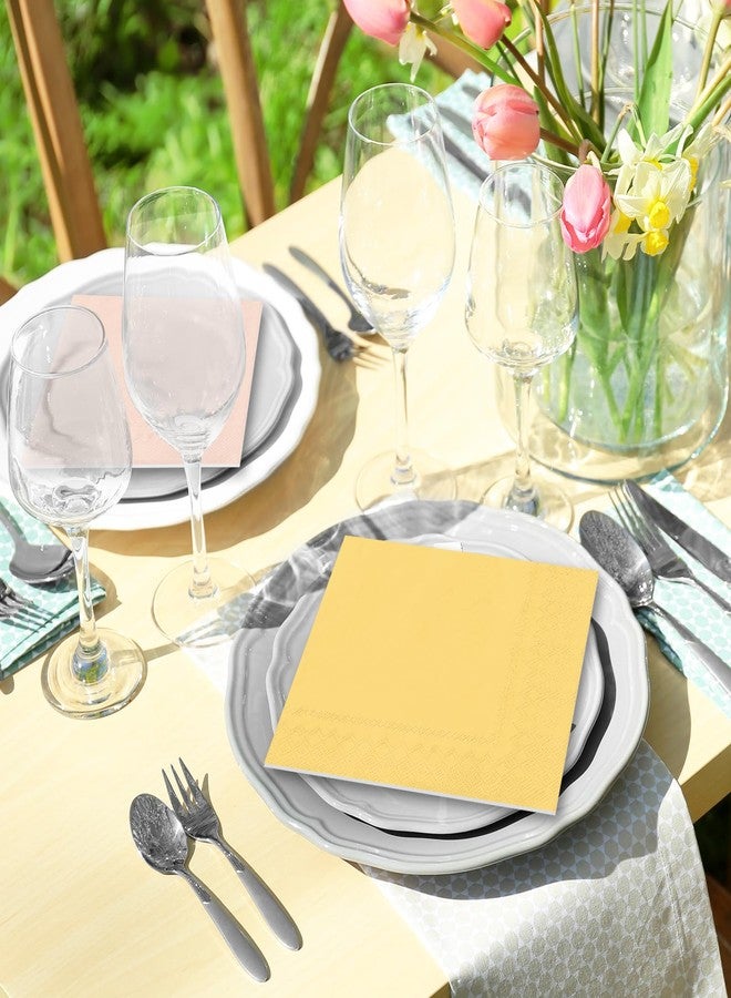 JarThenaAMCS مناديل كوكتيل بوهو ريترو من جارثينا إيه إم سي إس، 100 قطعة، ألوان رمادي، أزرق، برتقالي، أصفر خردلي، مناديل ورقية للاستخدام مرة واحدة، مناديل مشروبات ورقية بوهو صن، مثالية لتزيين حفلات أعياد الميلاد وحفلات استقبال المولود. - Image 5